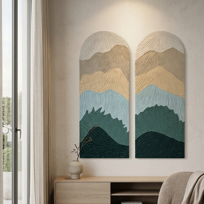Layered Landscape IV Abstract Wall Art