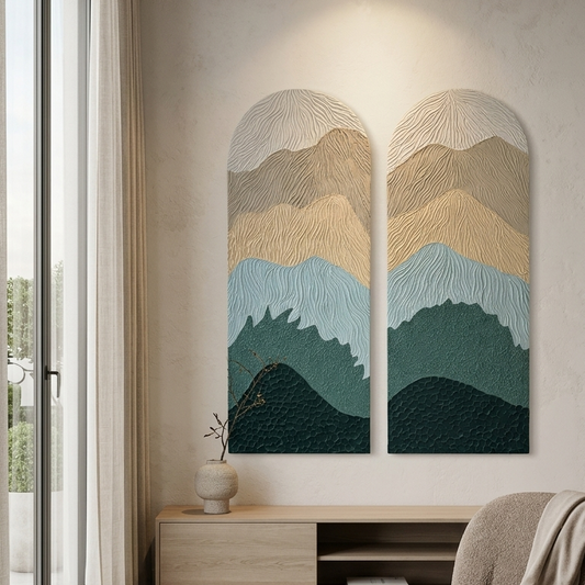 Layered Landscape IV Abstract Wall Art