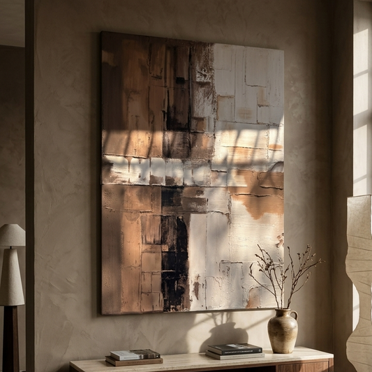 Rusted Landscape II Canvas Modern Textured Wall Art