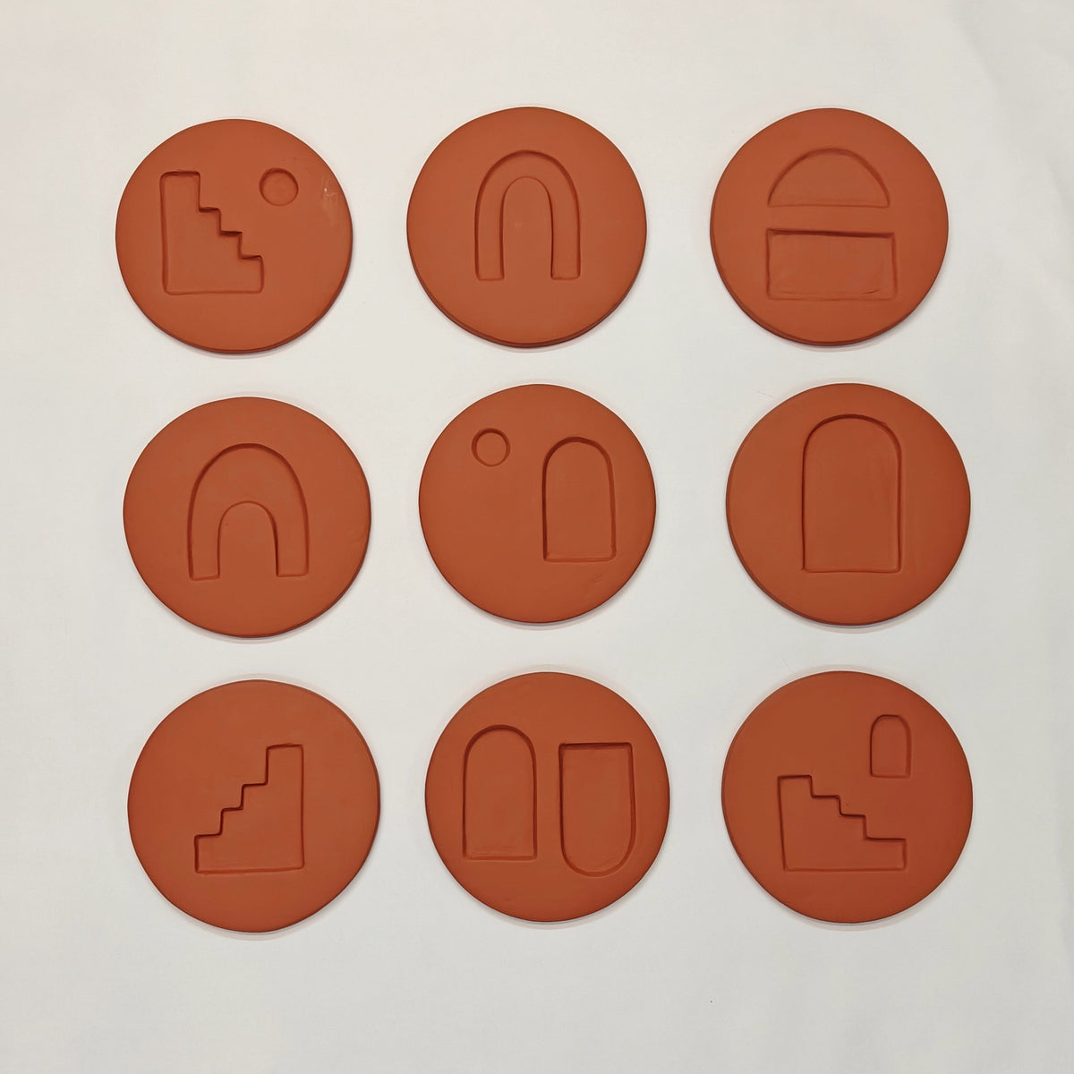 Plates of Earth I | Terracotta Wall Decor