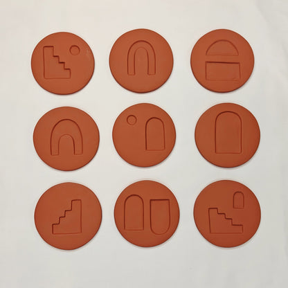 Plates of Earth I | Terracotta Wall Decor
