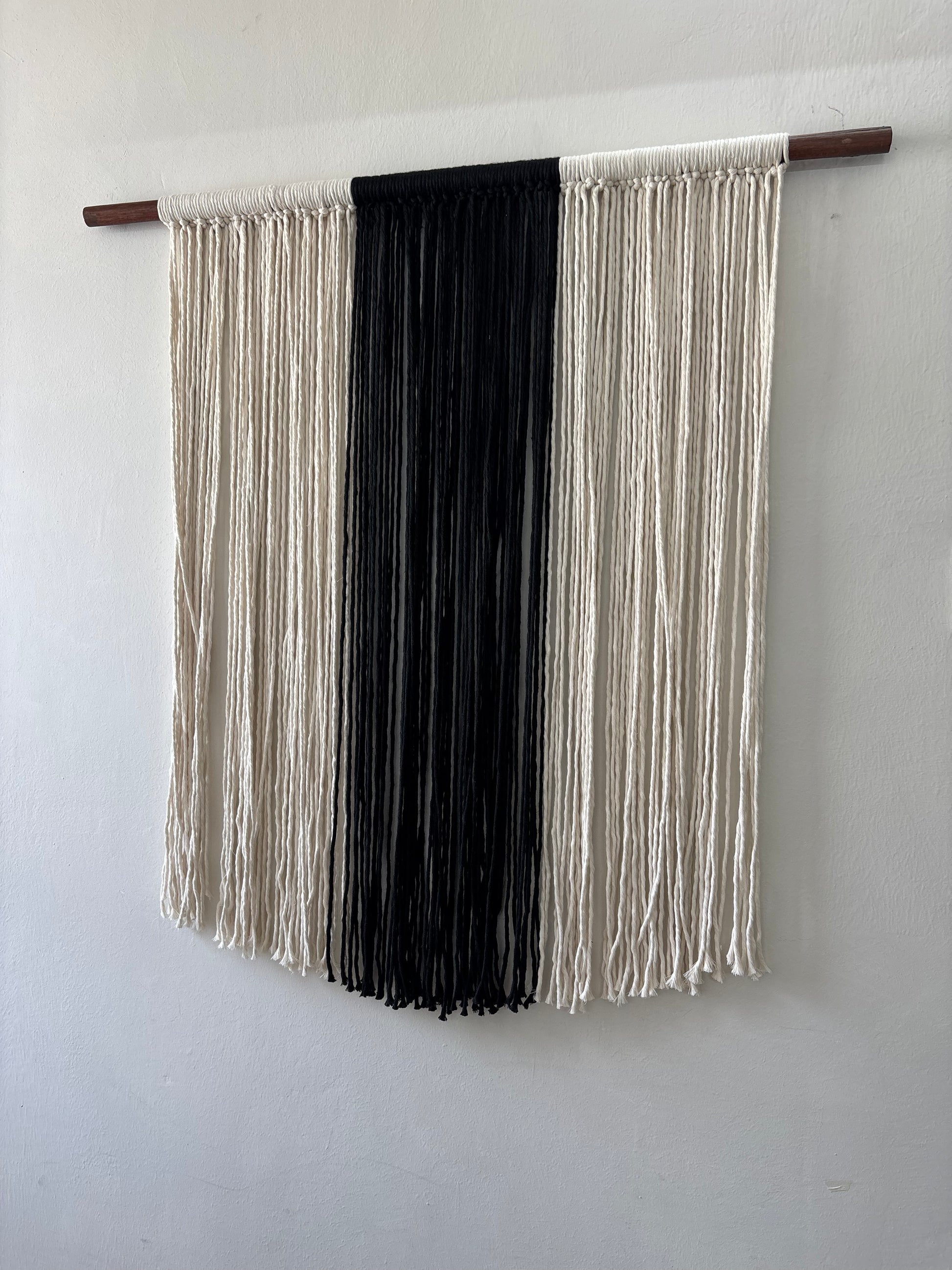Gravity in Threads I Macrame Wall Art