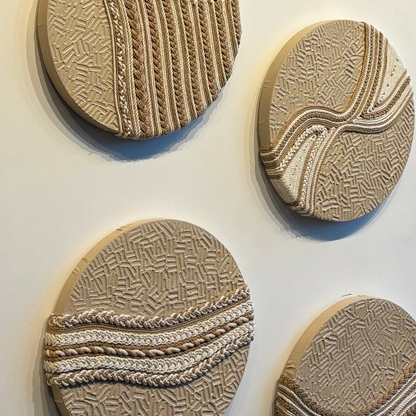 Threadscape Set Of 4 Modern Wall Art
