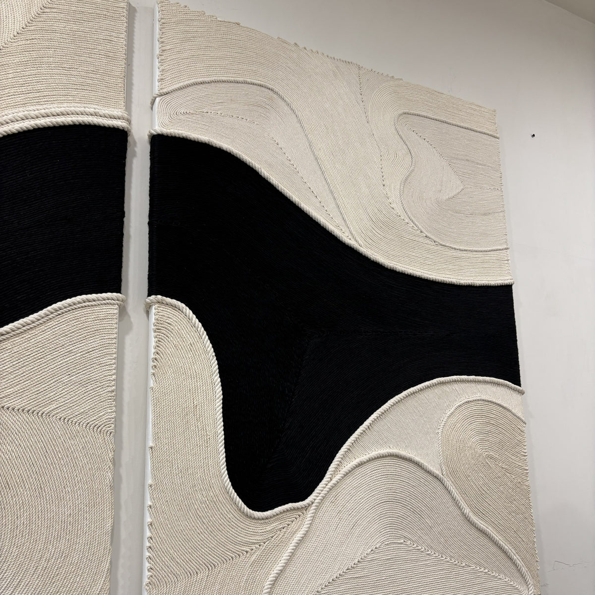 Threaded Currents | Acrylic Wool Art