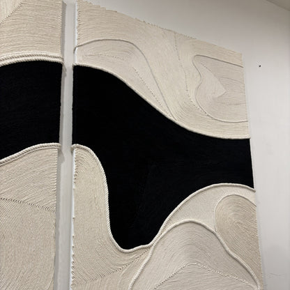 Threaded Currents | Acrylic Wool Art