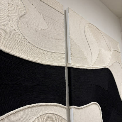 Threaded Currents | Acrylic Wool Art