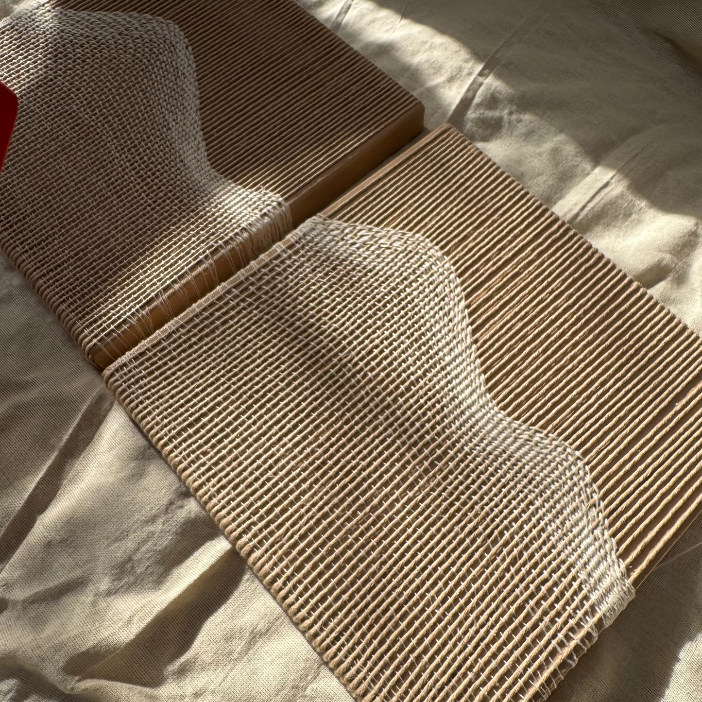 Threaded Waves Modern Thread Art
