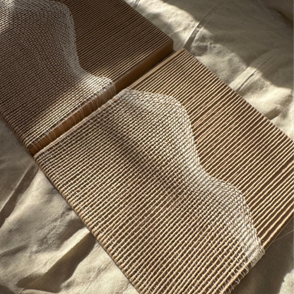 Threaded Waves Modern Thread Art