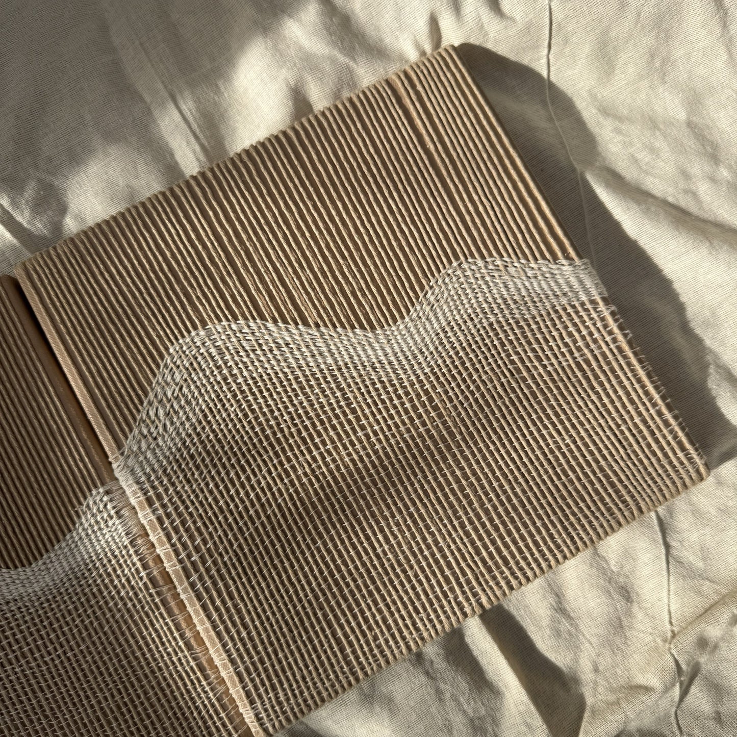 Threaded Waves Modern Thread Art