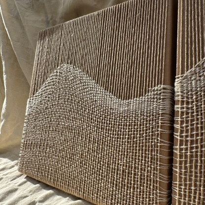 Threaded Waves Modern Thread Art