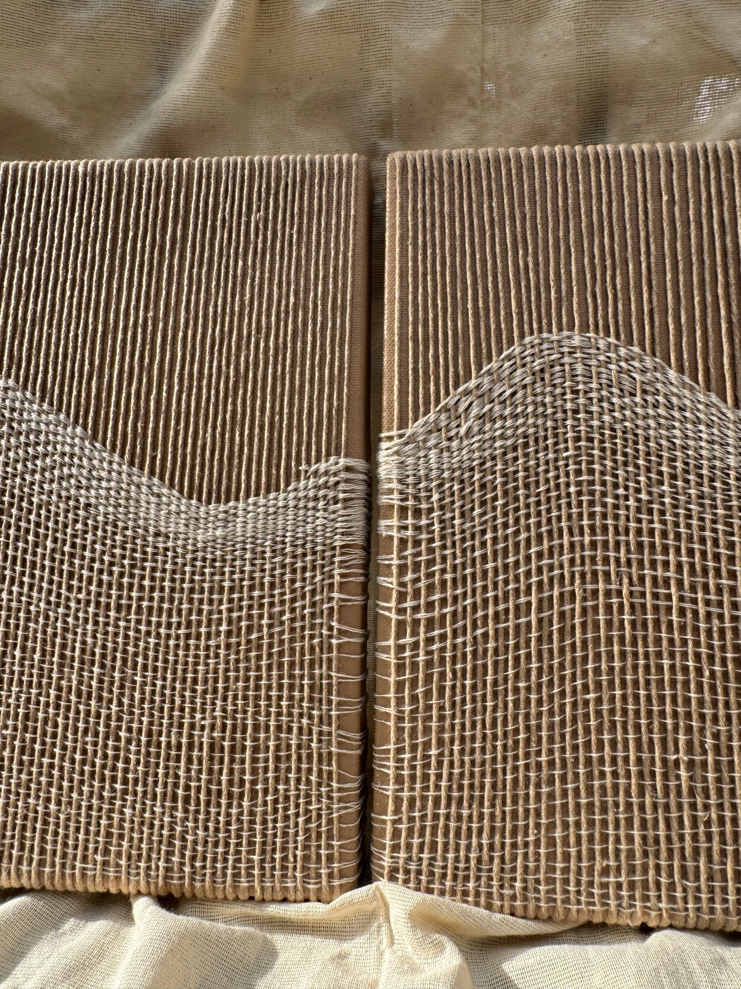 Threaded Waves Modern Thread Art