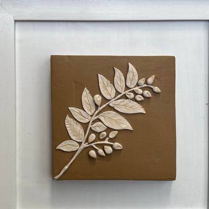 Whispering Leaves | Clay Art for Modern Interiors | QIBO