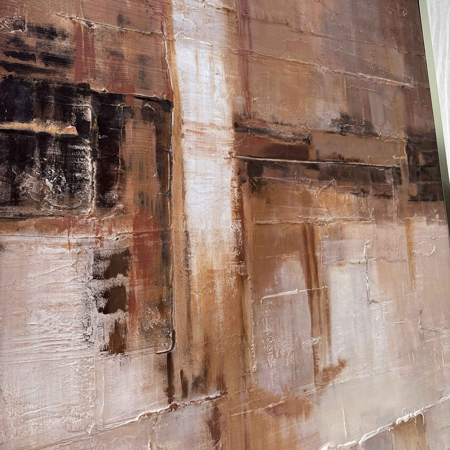 Rusted Landscape Canvas Modern Textured Wall Art