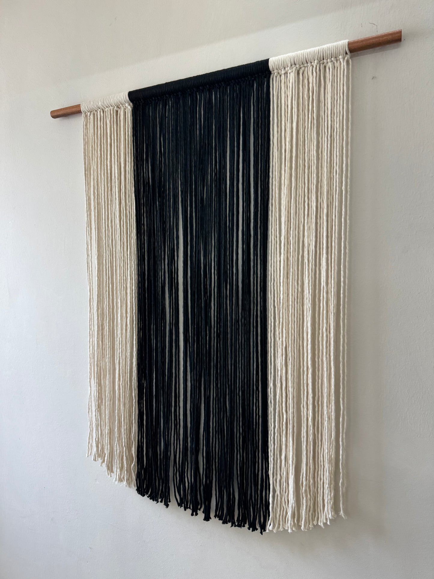 Gravity in Threads I Macrame Wall Art
