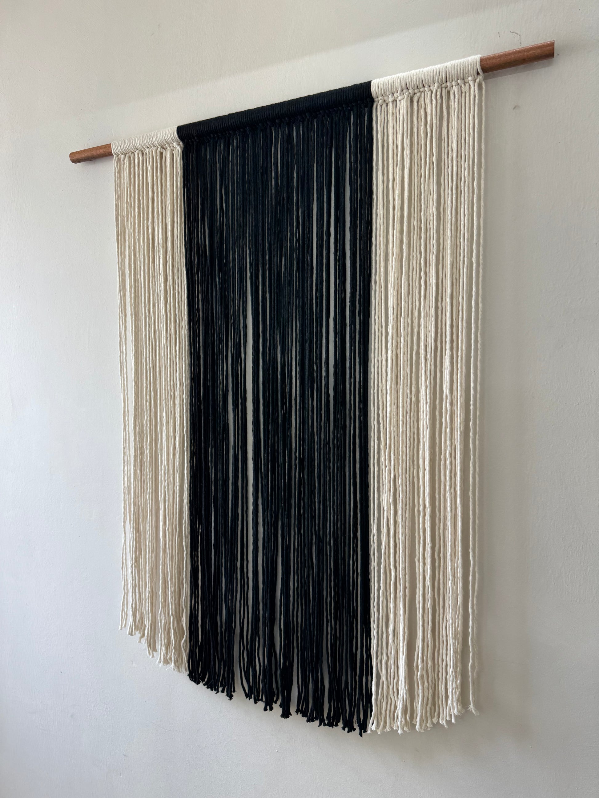 Gravity in Threads I Macrame Wall Art