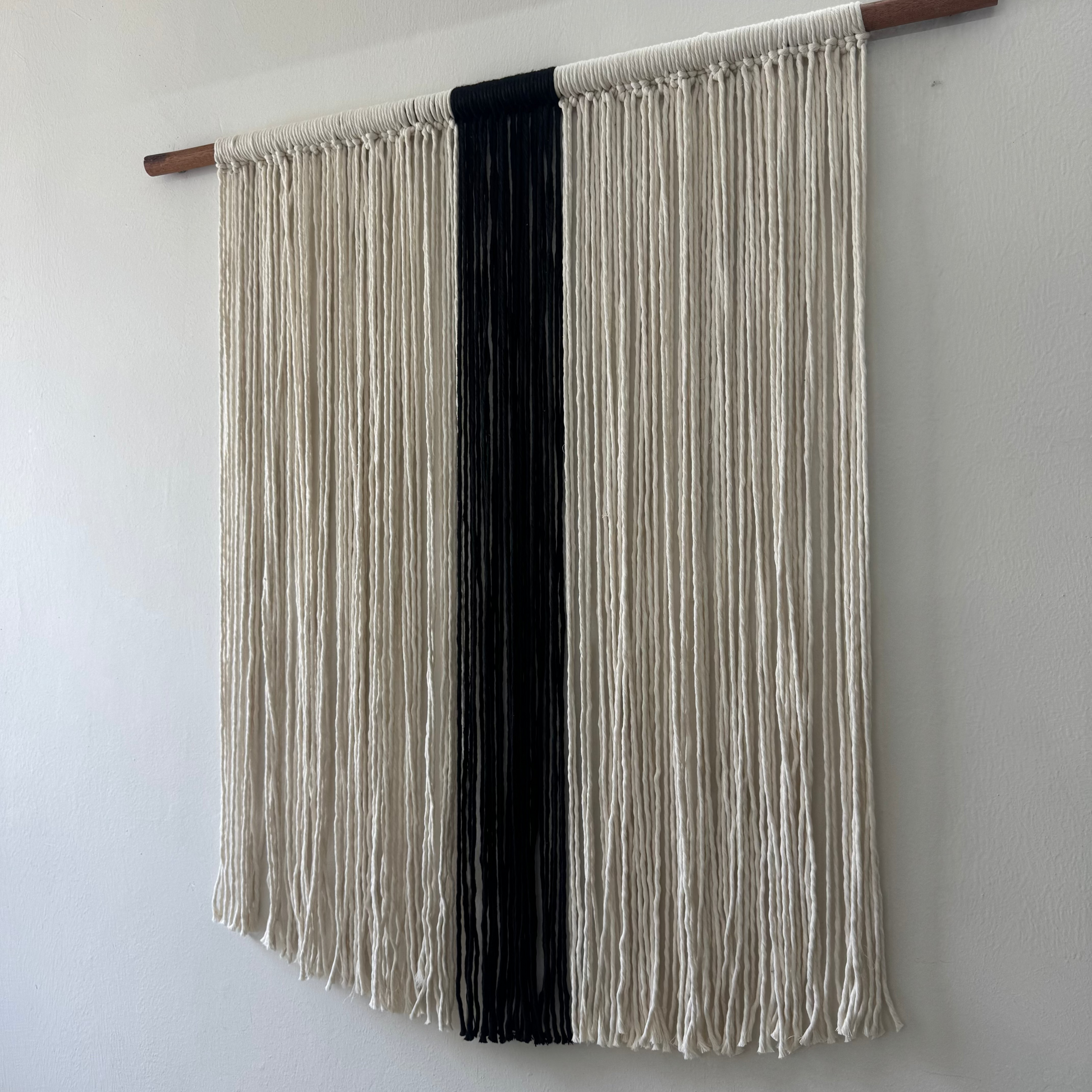 Gravity in Threads I Macrame Wall Art