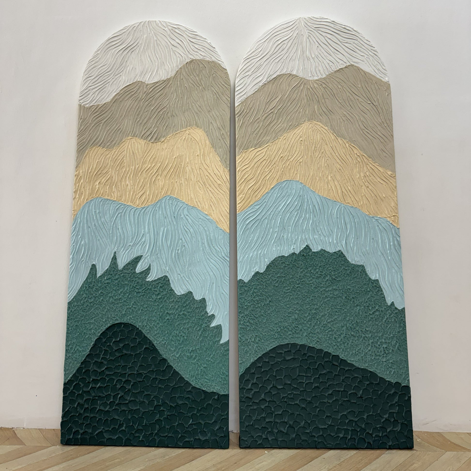 Layered Landscape IV Abstract Wall Art