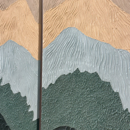Layered Landscape IV Abstract Wall Art