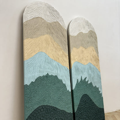 Layered Landscape IV Abstract Wall Art