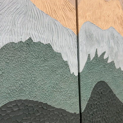 Layered Landscape IV Abstract Wall Art