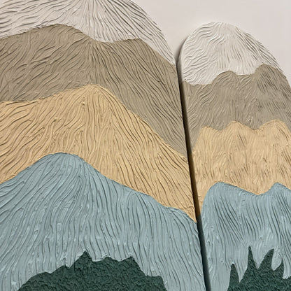 Layered Landscape IV | Textured Art