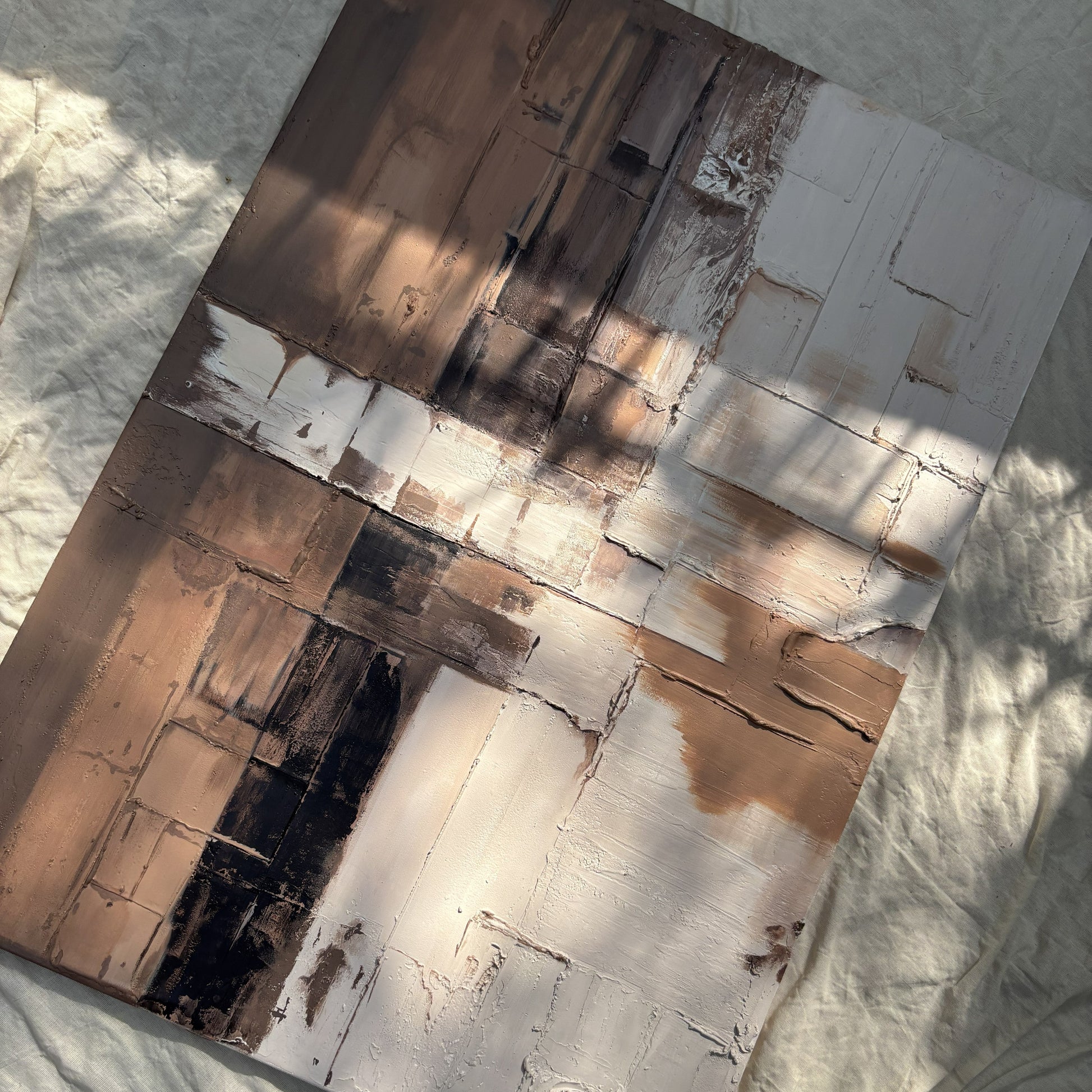 Rusted Landscape II Canvas Modern Textured Wall Art