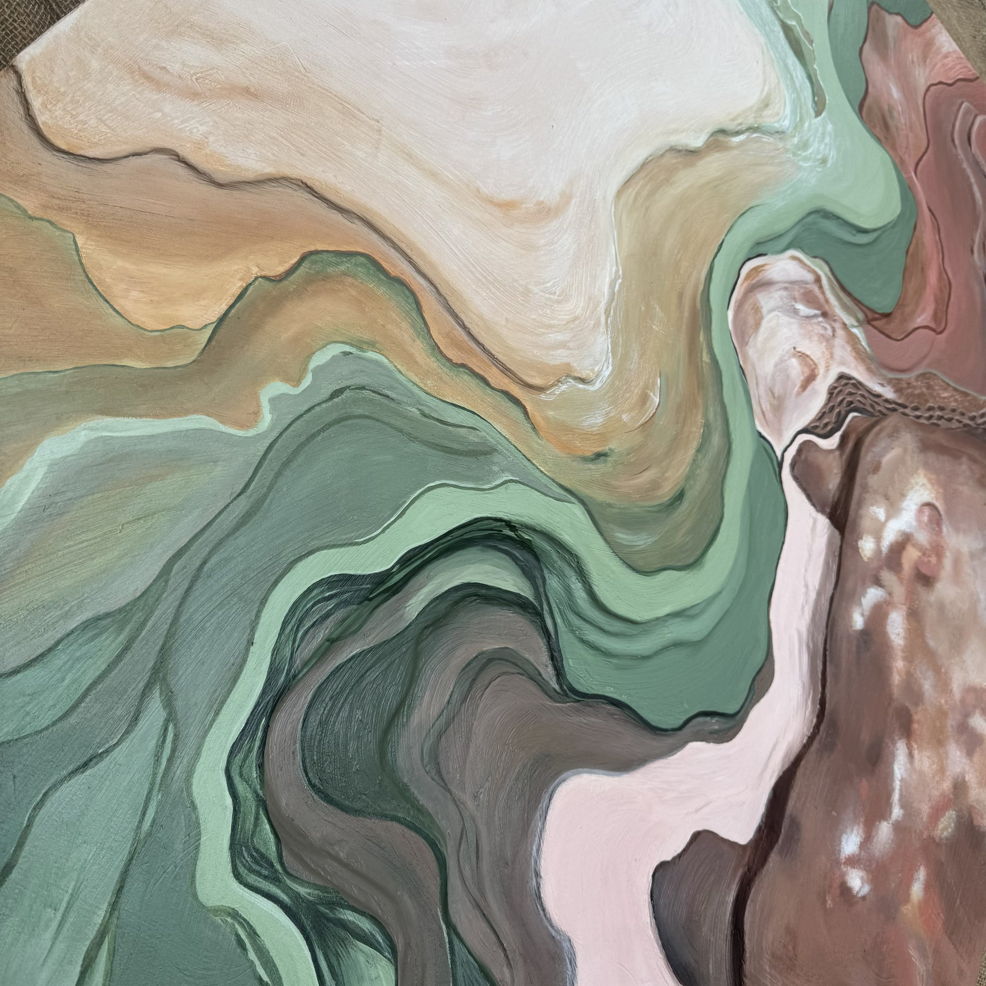 Whispers of the Valley Modern Artwork 