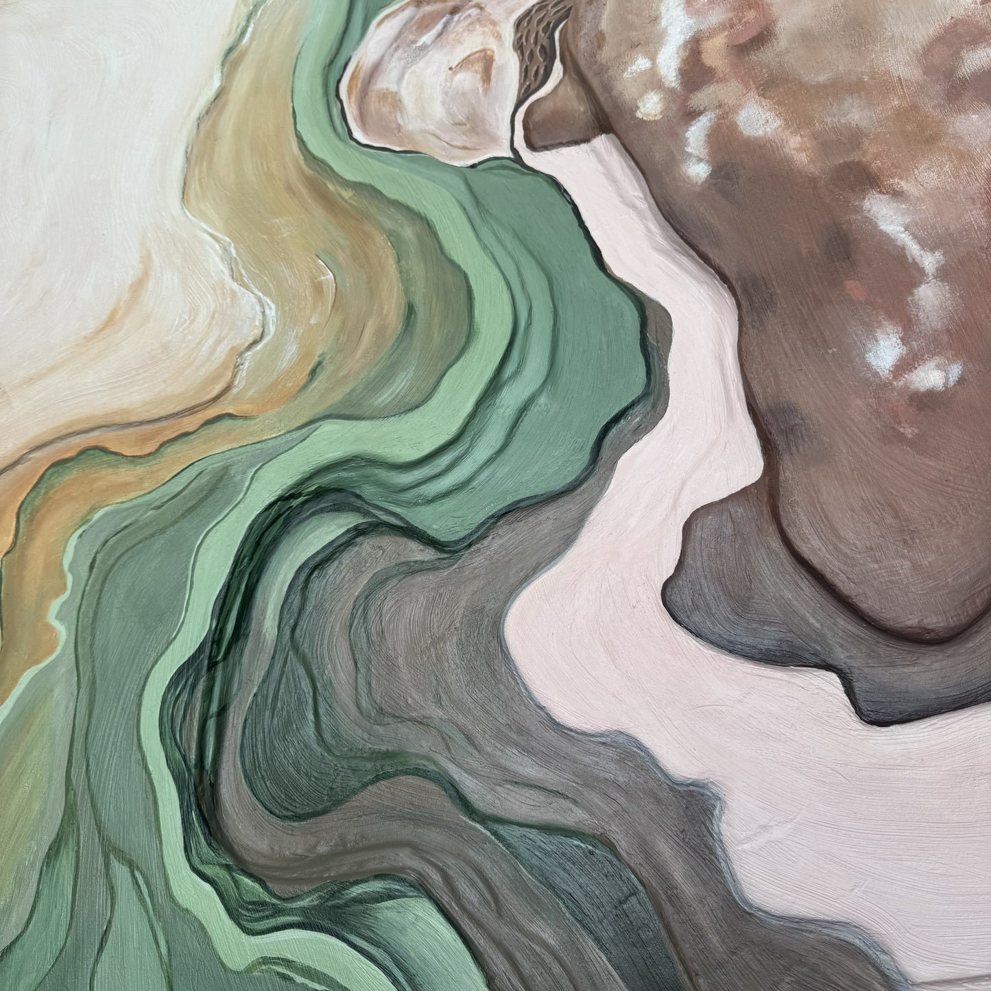 Whispers of the Valley Modern Artwork