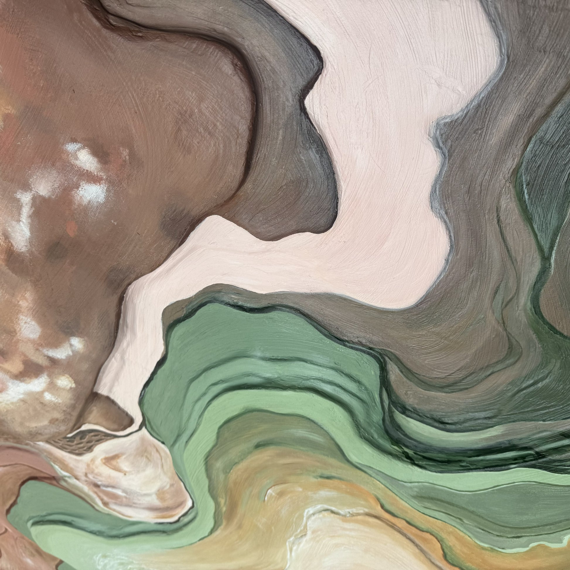 Whispers of the Valley Modern Artwork 