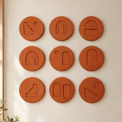 Plates of Earth I | Terracotta Wall Decor