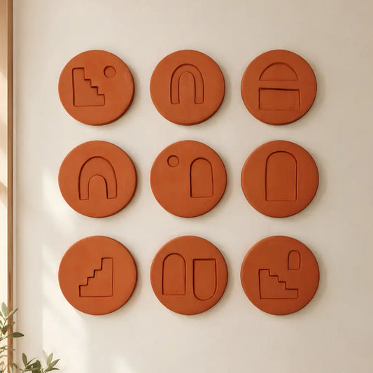 Plates of Earth I | Terracotta Wall Decor