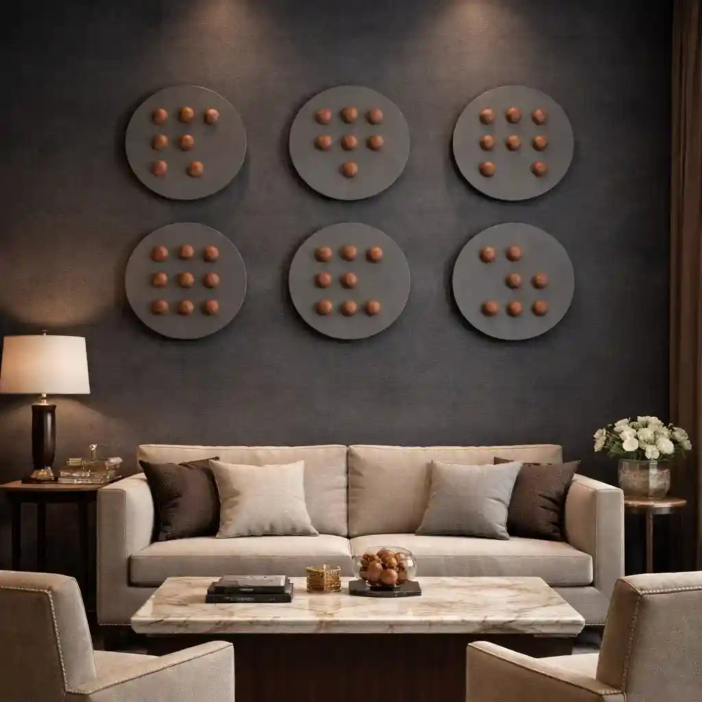 Textured Loops III Modern Art for Interior Design