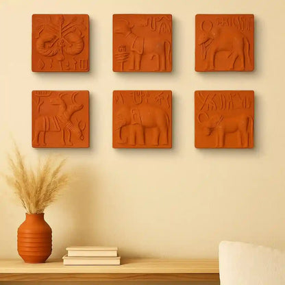 Tribal Spiritis | Terracotta Wall Decor