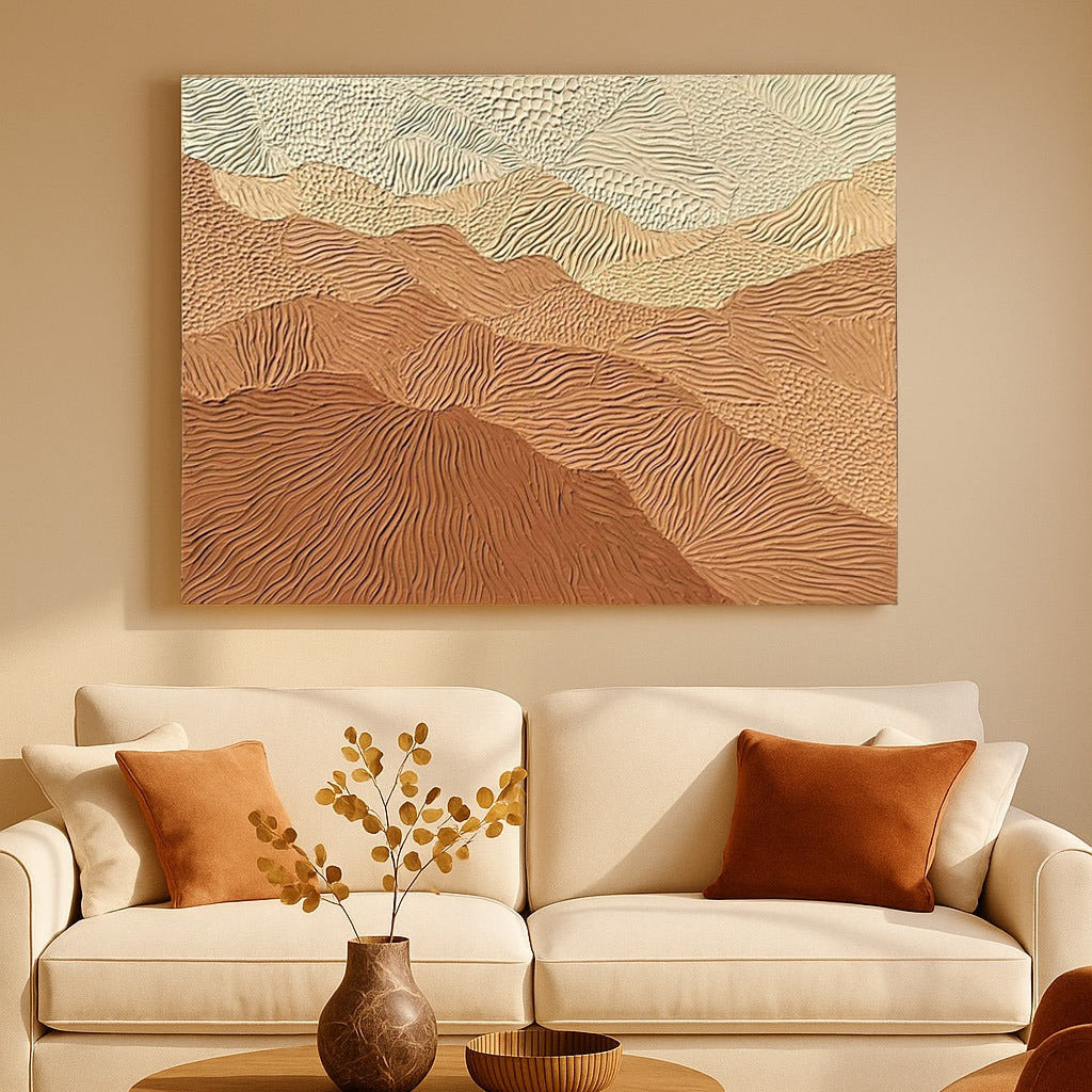 Layered Landscape Abstract Wall Art V