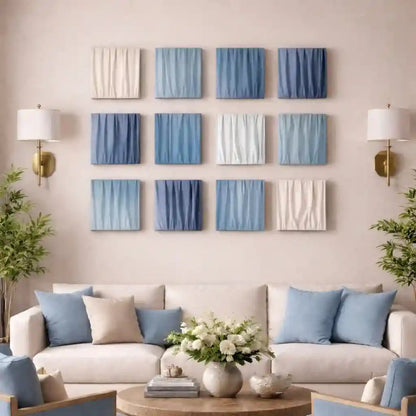 Luxe Draped Abstract Plaster Art for Home decor