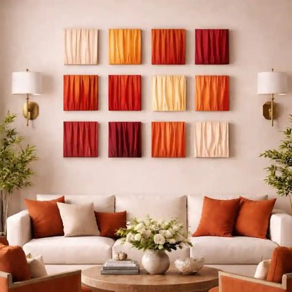 Luxe Draped Abstract Plaster Art for Home decor