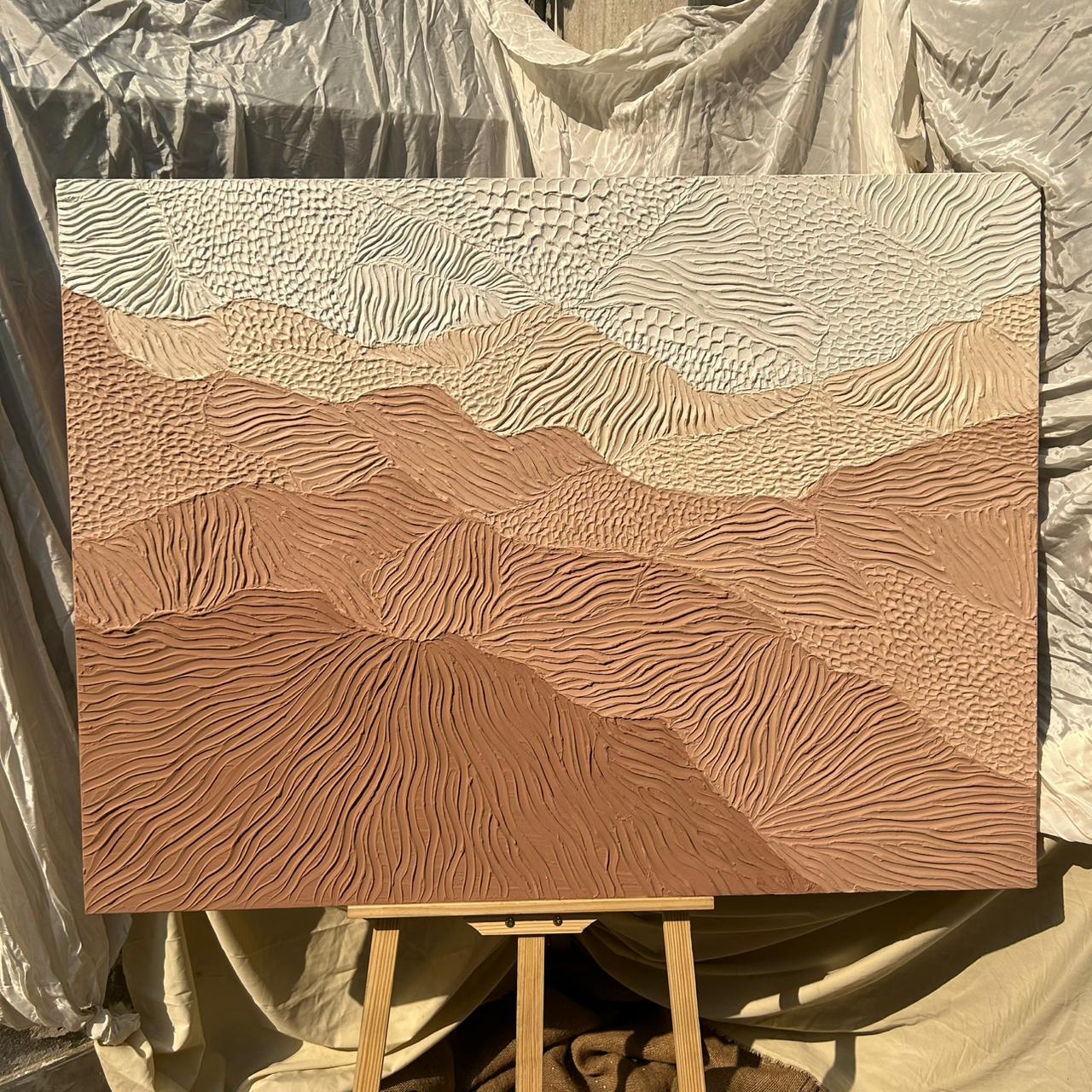Layered Landscape V Abstract Wall Art