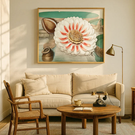 The Great Water Lily of America (1854) - I Digital Art Print