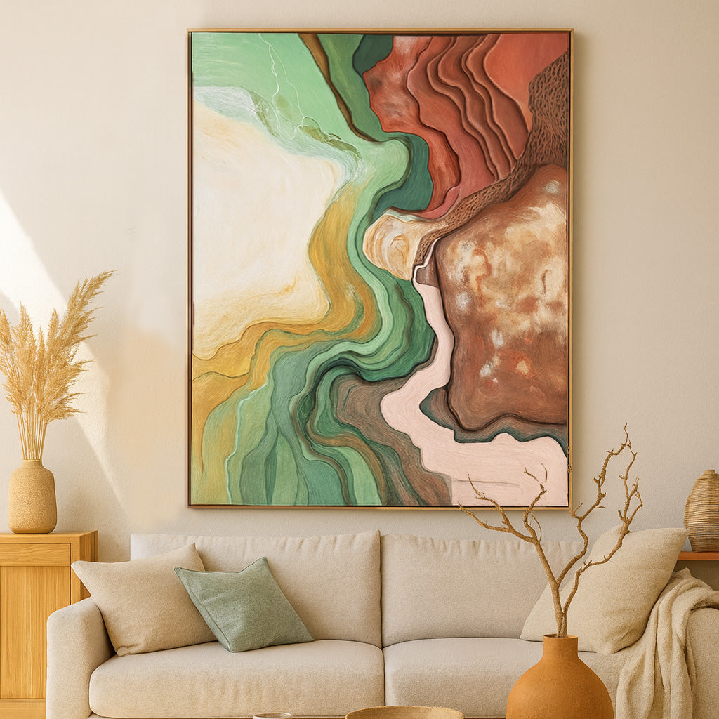 Whispers of the Valley Modern Artwork 