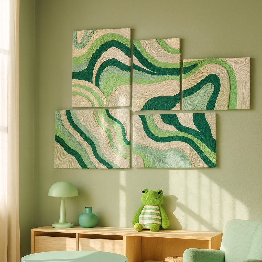 Woven Landscape Wall Art Decor