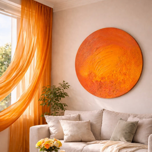 Helia Sun Wall Art a Luxury Home Decor for Modern Interiors