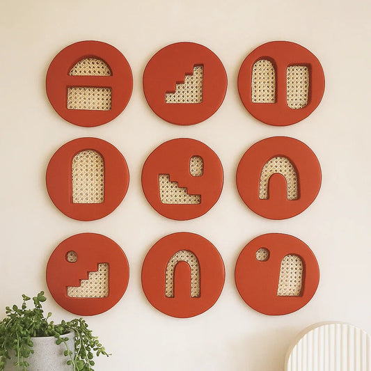 Plates of Earth II Terracotta Wall Art for Home Decor