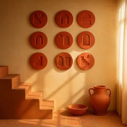 Plates of Earth I | Terracotta Wall Decor