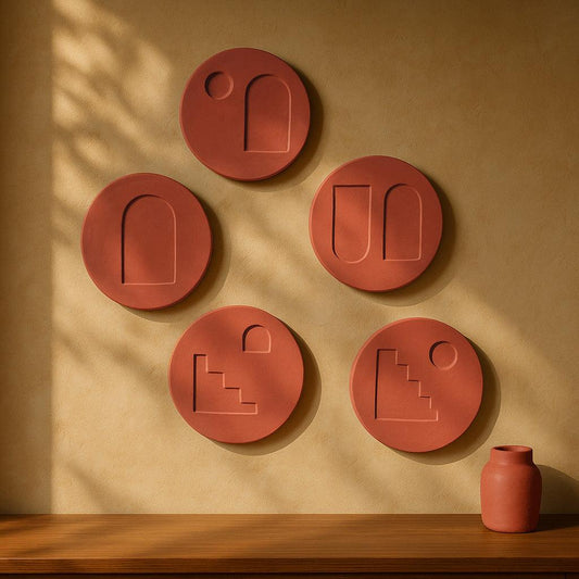 Plates of Earth (Set of 5)