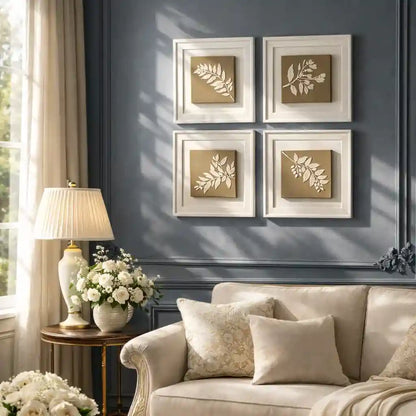 Whispering Leaves | Clay Art for Modern Interiors | QIBO